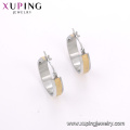 E-639 Xuping Mode einfache Designs Goldschmuck Bali Clip Ohrringe für Mädchen